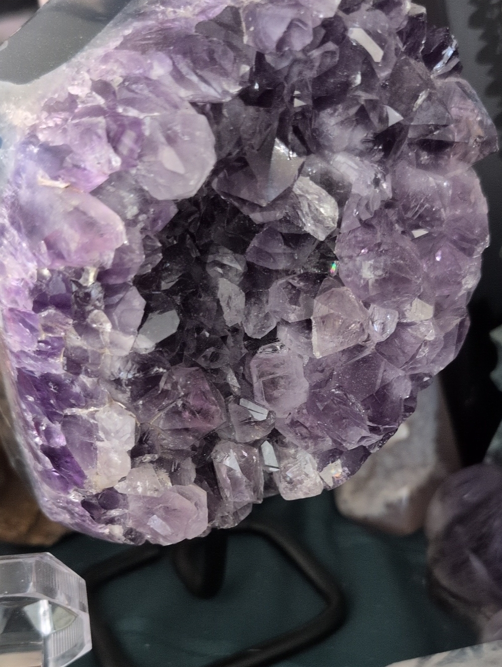 "Gargantuan" Amethyst On Stand ($28 Shipping Upgrade Included)